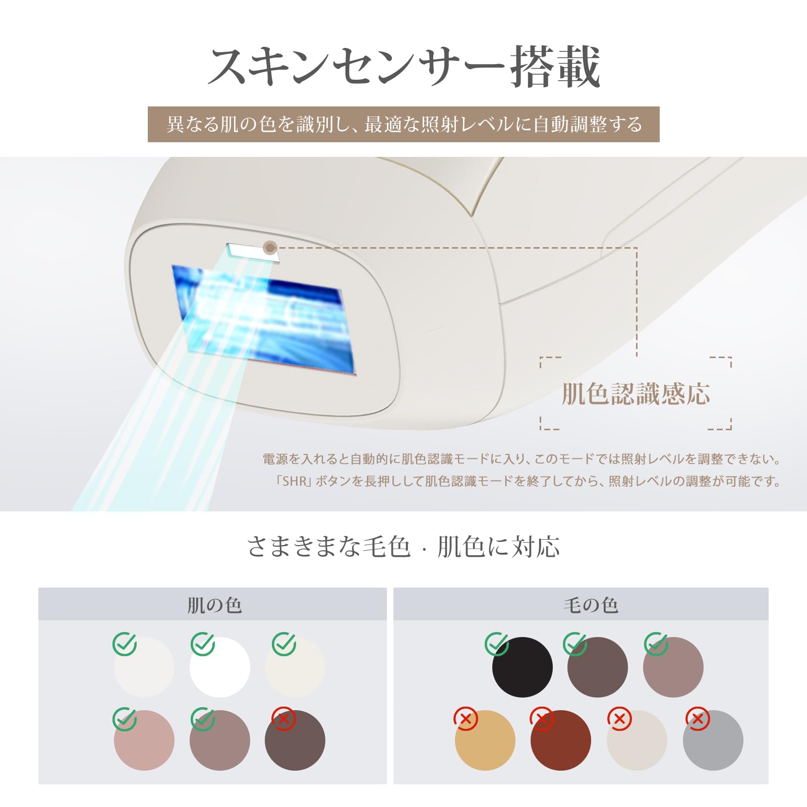 Amazon | Yete（エイティー）脱毛器 IPL光脱毛器 サファイア冷却 SHR